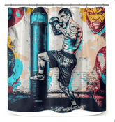 Winners Never Quit Shower Curtain - Beyond T-shirts